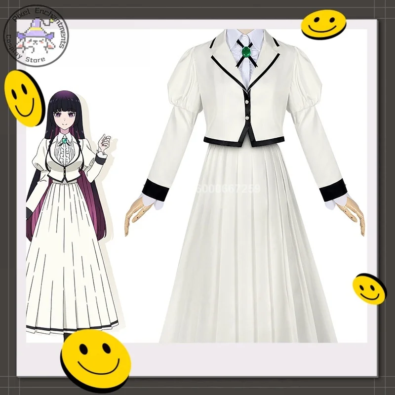 

Rock Music Is A Lady's Hobby Kurogane Otoha Ririsa Suzunomiya Complete Set of Uniform Cosplay Costumes Flowing Dress for Girl
