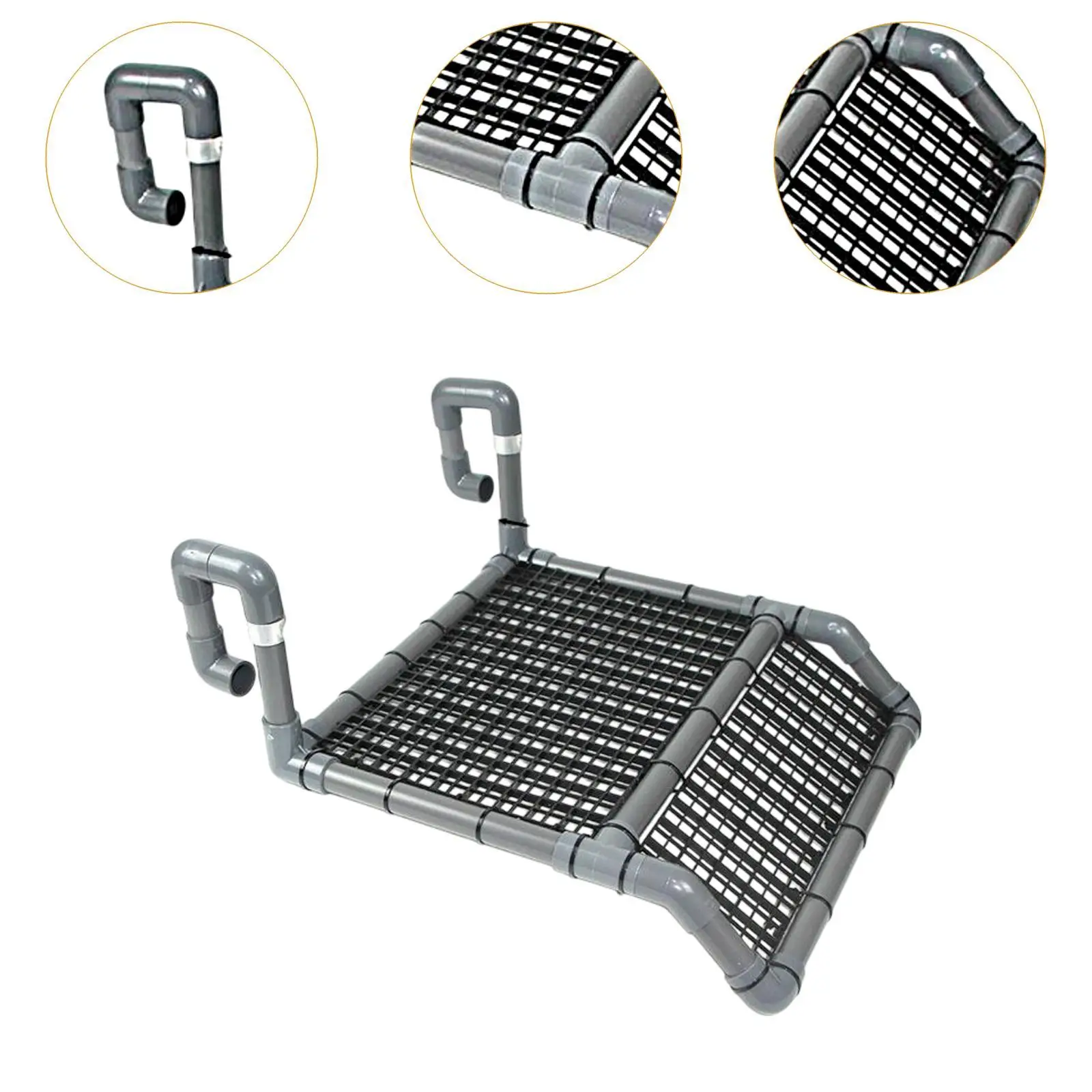 Turtle Ramp Resting Platform PP Safe Material Aquarium Dock Ladder Shelf for Pet Turtle Habitat Turtle House Equipment - view 5