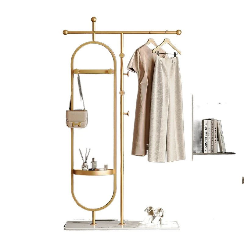 Full-length Mirror Bedroom Coat Rack Bedroom Home Full-length Mirror Rotatable Lothes Rack