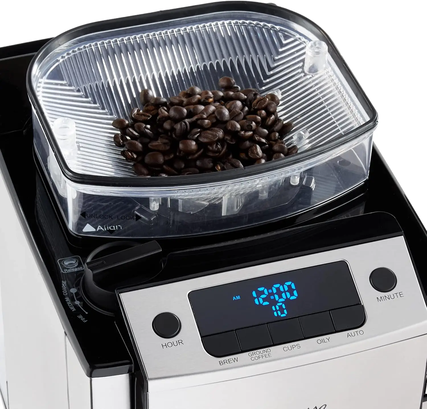 Capresso 488,05 Team Pro plus Thermo karaffe Kaffee maschine, Einheits größe, Silber, 10 Tassen