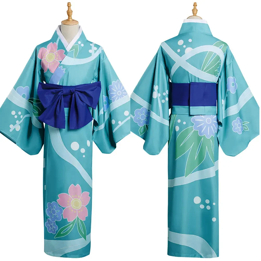 

Hashibira Inosuke Cosplay Costume Kimono Dress Outfits Halloween Carnival Suit