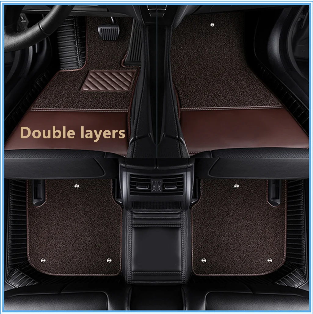 Custom special car floor mats for BMW X5 xDrive45e G05 2025-2019 Good quality double layers carpets for X5 2024