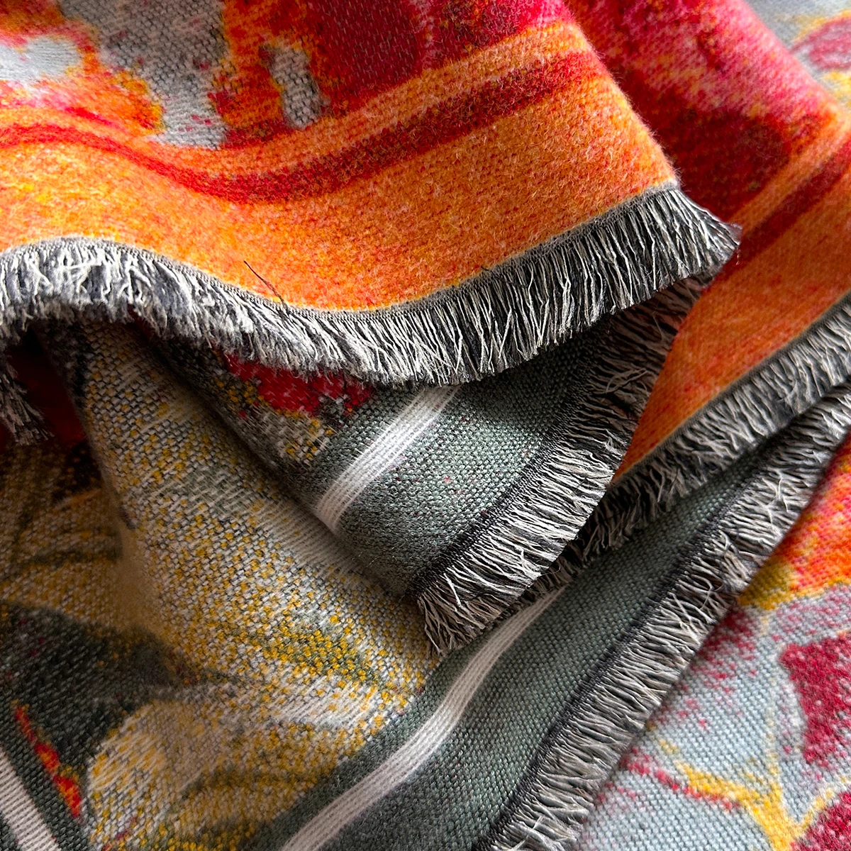 Luxury Warm Poncho Cashmere Winter Women Scarf Floral Jacquard Shawl Wraps Female Thick Pashmina Blanket Bufanda Travel Echarpe image 3