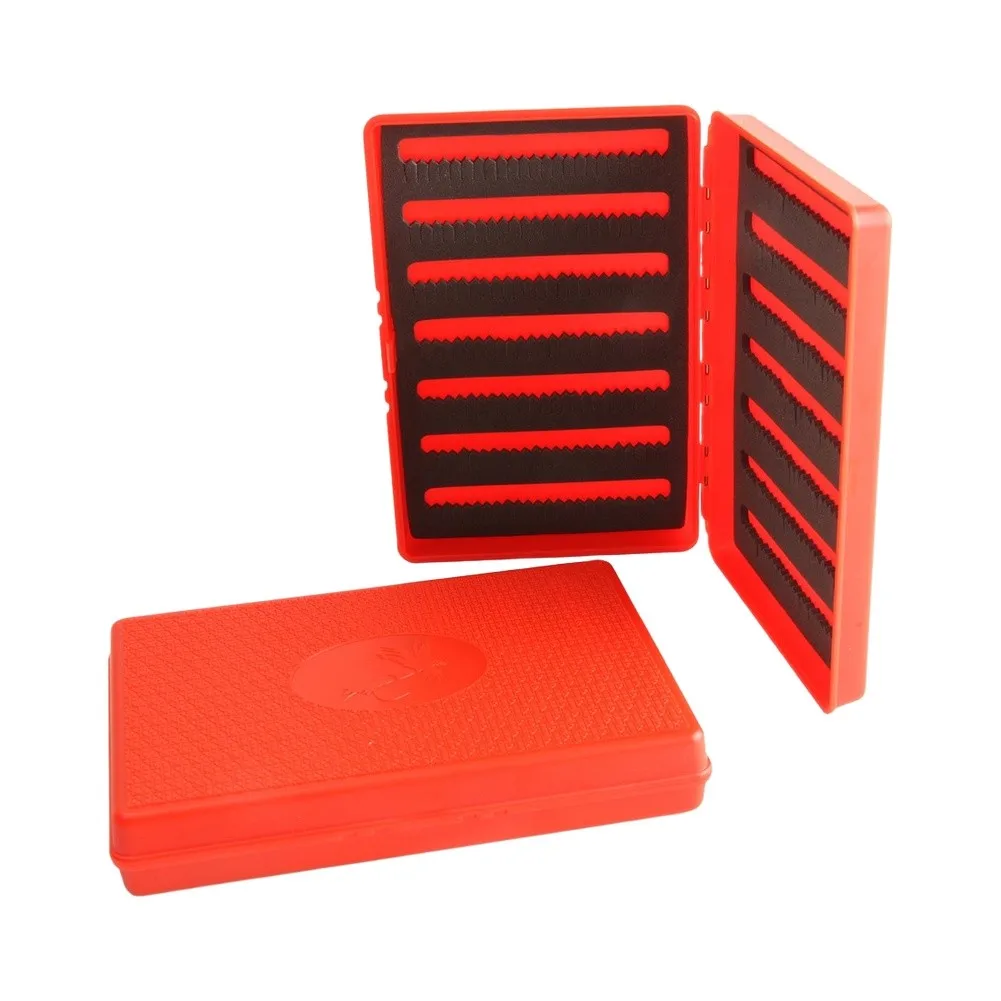 Sided Abs Case Fly Fishing Box Sided Fishing Box Fishing Box High-density Gray Sponge Engraved Flying Patterns