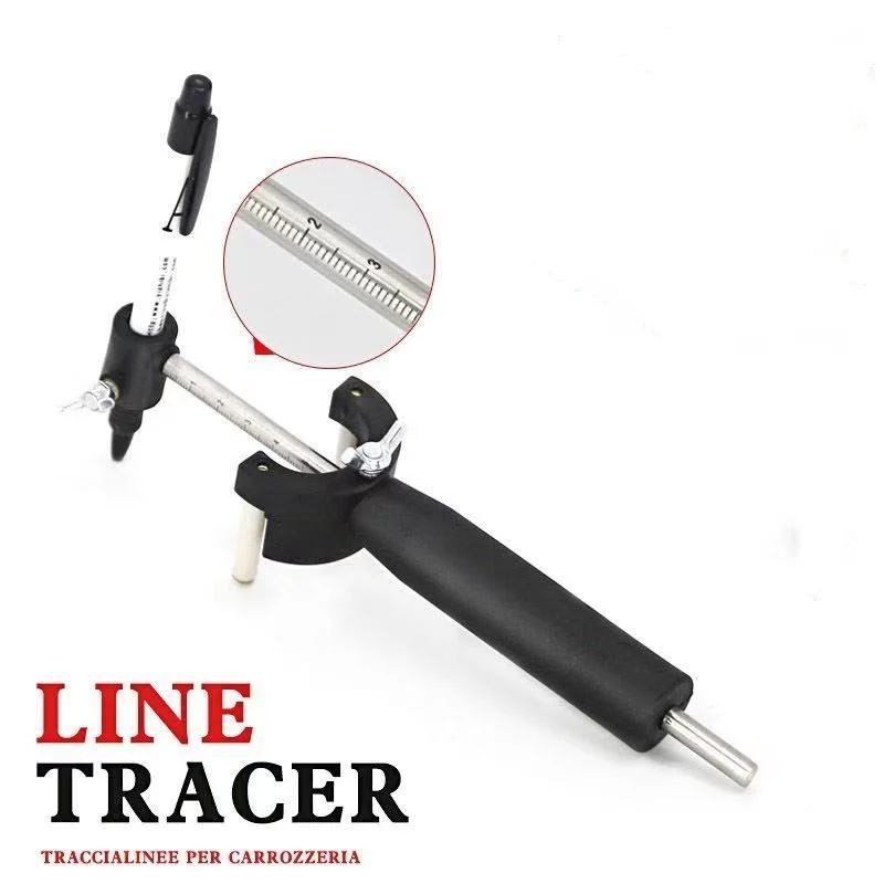 Wheel Arch Scriber, Auto Dent Repair & Body Line Restoration Tool, Parallel Line Scriber for Paint Surface, Body Line Panel Gap