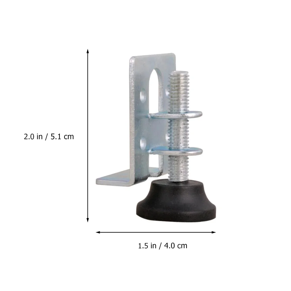 Gambe regolabili per tappetino per mobili da 4 pezzi per armadi livellatori banco da lavoro piedini di livellamento staffa da scrivania vite