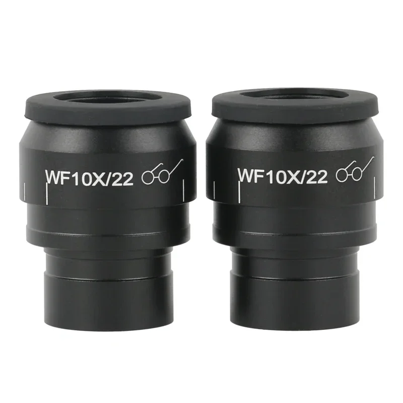 2PCS WF5X WF10X WF15X WF20X WF30X Wide Field Eyepiece For Binocular Trinocular Stereo Microscope 30MM Installation Interface