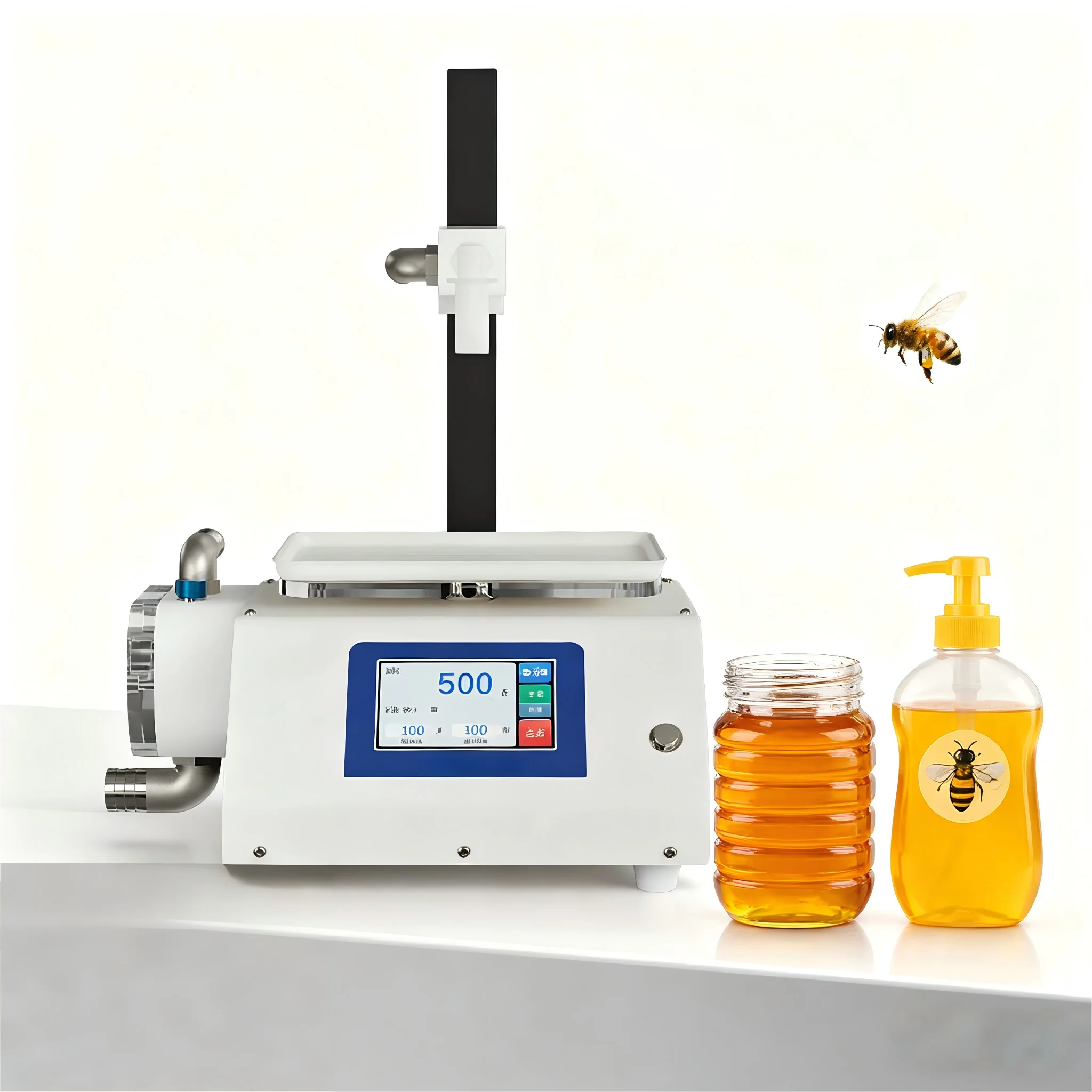 

Упаковочная машина для меда, популярная модель, для саше, новинка, с помпой для перекачки меда, простая в эксплуатации и очистке