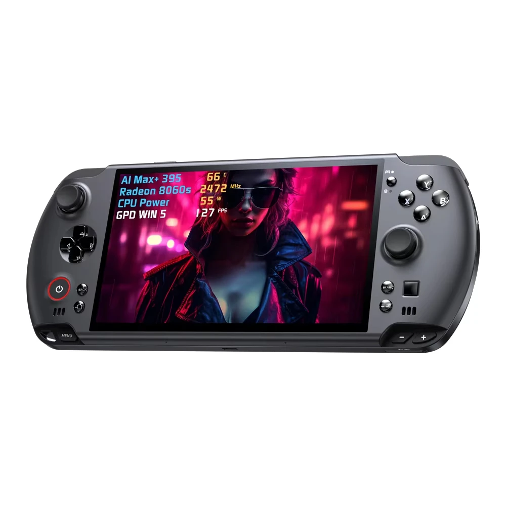 GPD WIN 5 Mini Game Machine PC AMD Ryzen AI Max 395 Processor 7-inch 120Hz 32GB/64GB/128GB LPDDR5 8000MTs Removable Battery