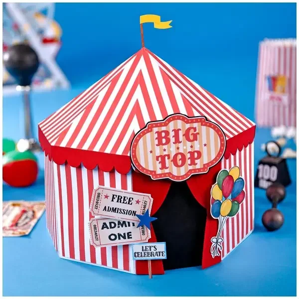 De 3D Big Top Stansmessen 2024 Nieuwe Scrapbooking Decoratie Accessoires Papier Maken Frame Card Craft