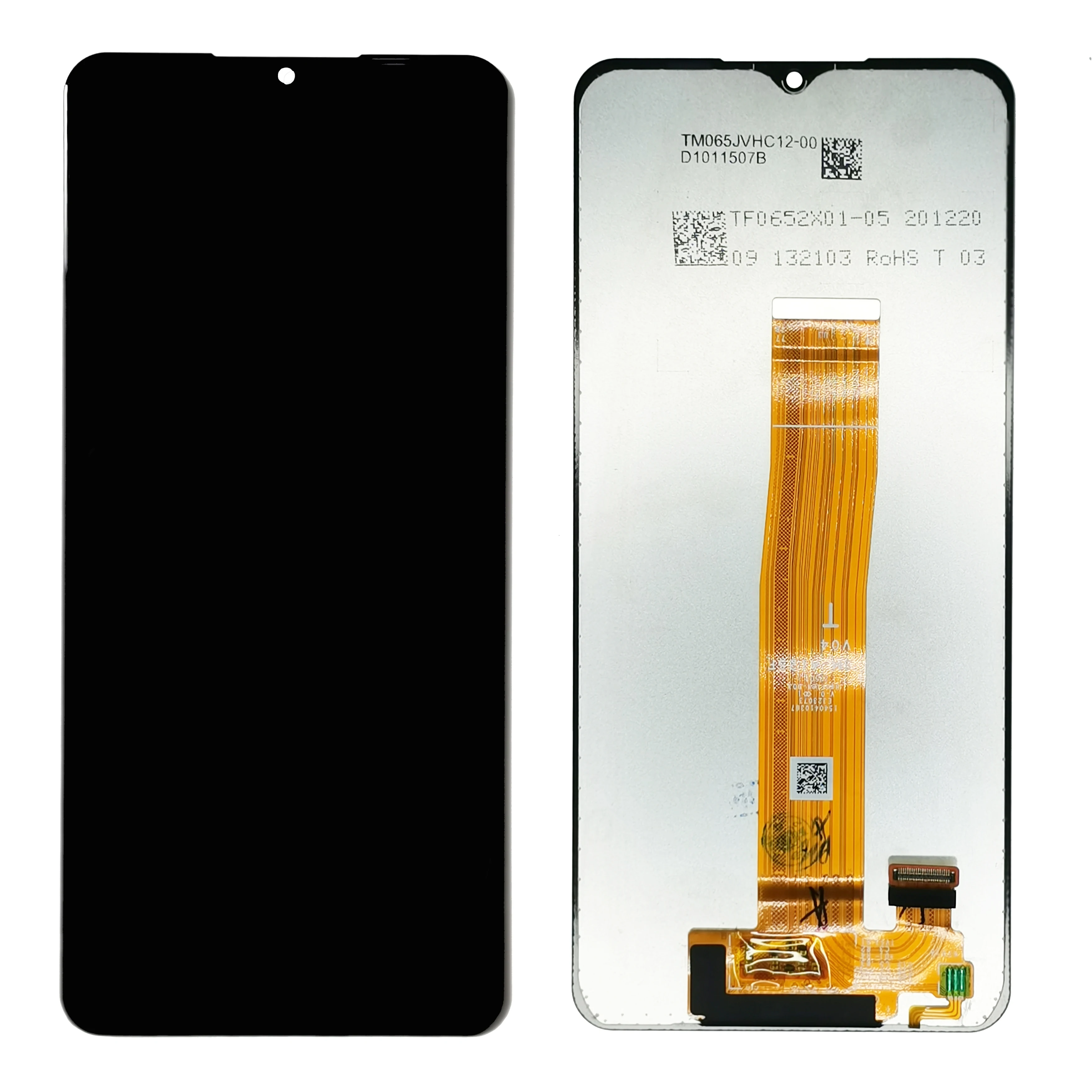 Imagem -02 - Substituição do Conjunto do Digitador de Tela Sensível ao Toque Display Lcd Peças de Reparo Samsung Galaxy A12 A125f 10 Pcs por Lote Atacado