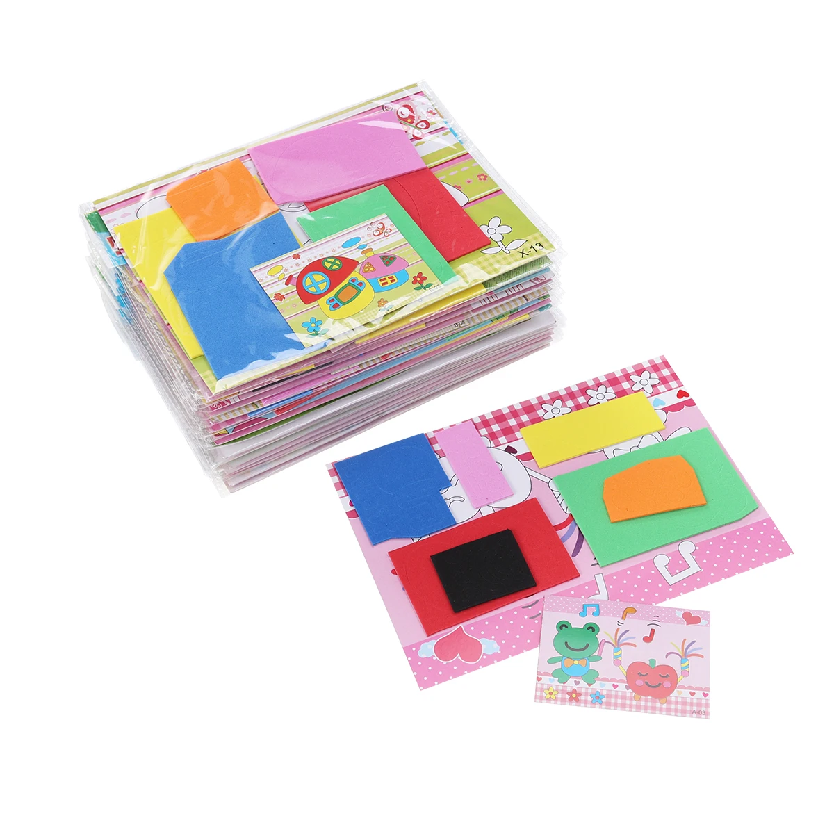 

20pcs 3D Stickers Art Crafting Supplies For Educational Diy Kits Creative Learning Assorted Colors