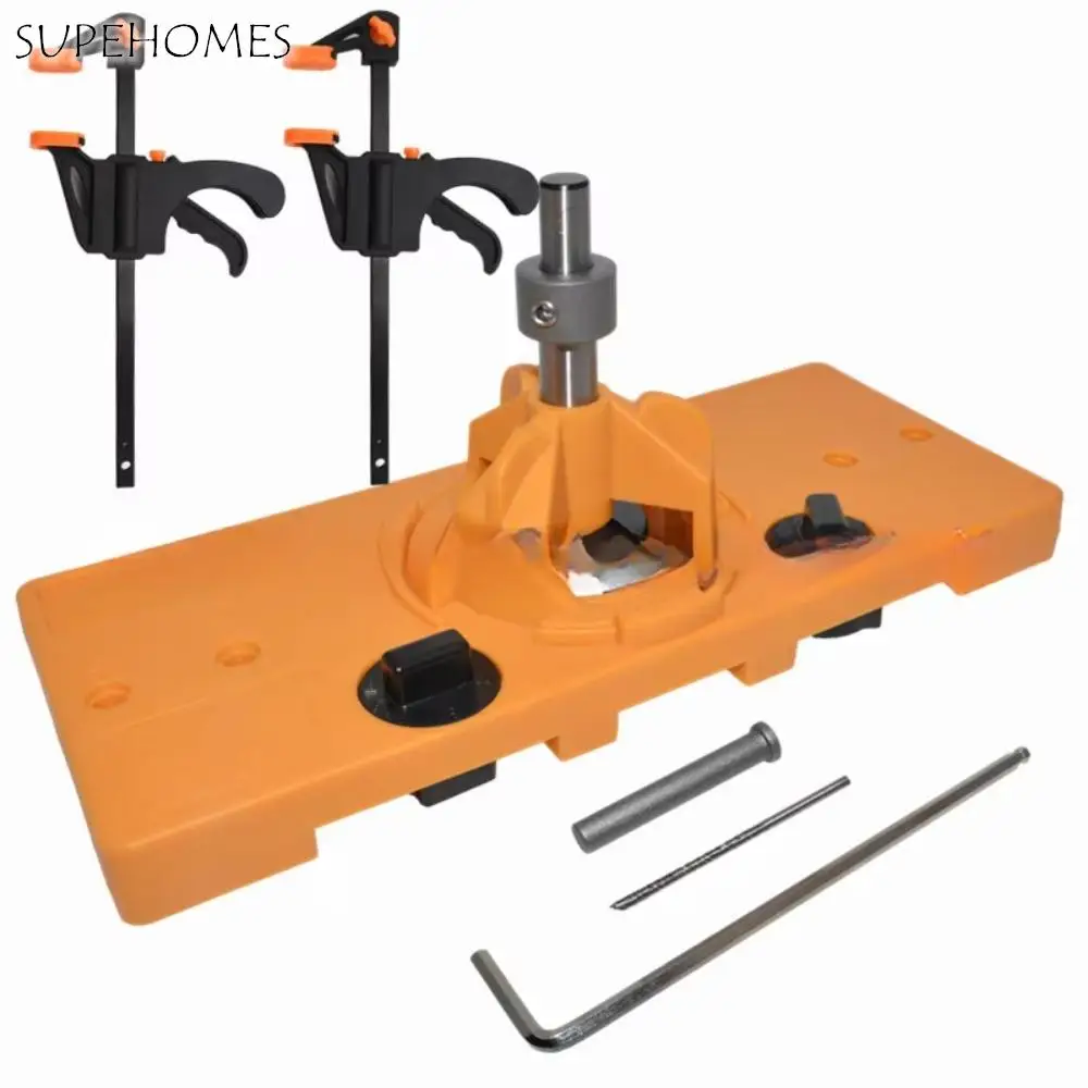 

Drilling Hinge Hole Tool Kit Positioning Cup Style Boring Guide Door Hole Template Hinge Hole Locator Hinge Jig Carpenter