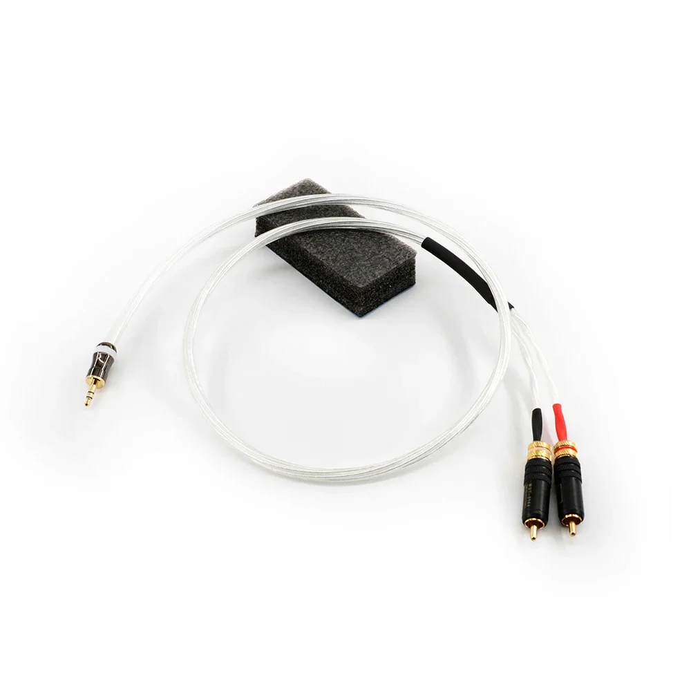 HIFI Nordost Odin audiofilski srebrny wtyczka słuchawkowa aux 3,5 mm do gniazda 2rca Linia sygnału audio Kabel do komputera i audio