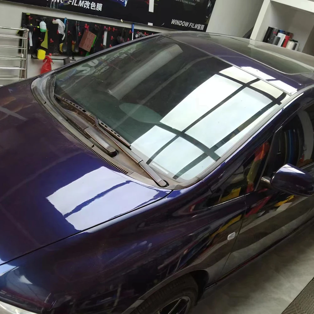 WRAPMASTER High-quality Popular 1.52*16m Tanzanite Blue Scratch-resistant TPU PPF Car Decoration Car Body Protection Film
