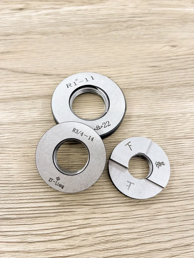 Inch Tapered Pipe Taper Seal Pipe Thread Ring Gauge Pass Stop Gauge R 1/16 1/8 1/4 3/8 1/2 3/4ZG