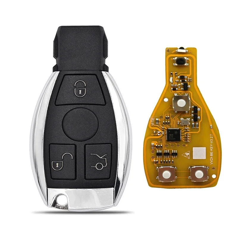 Xhorse VVDI BE Key Pro versione migliorata XNBZ01 XNBZT1GL con Smart Key Shell 3/4 pulsante per MB per strumento VVDI MB