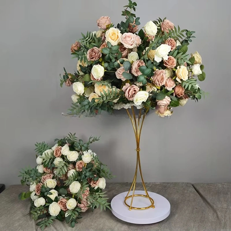 Green wedding flower decoration simulation wreath artificial  silk flower front door wreath decoration