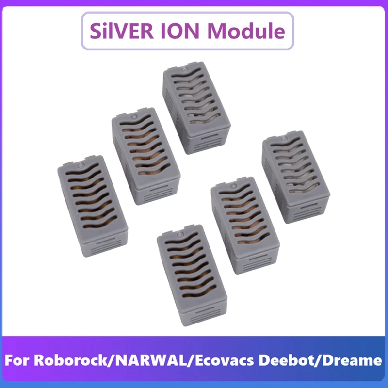 Bacteriostatic Silver Ion Module For Roborock/Narwal/Ecovacs Deebot/Dreame Robot Vacuum Cleaner Water Tank Replacement Parts