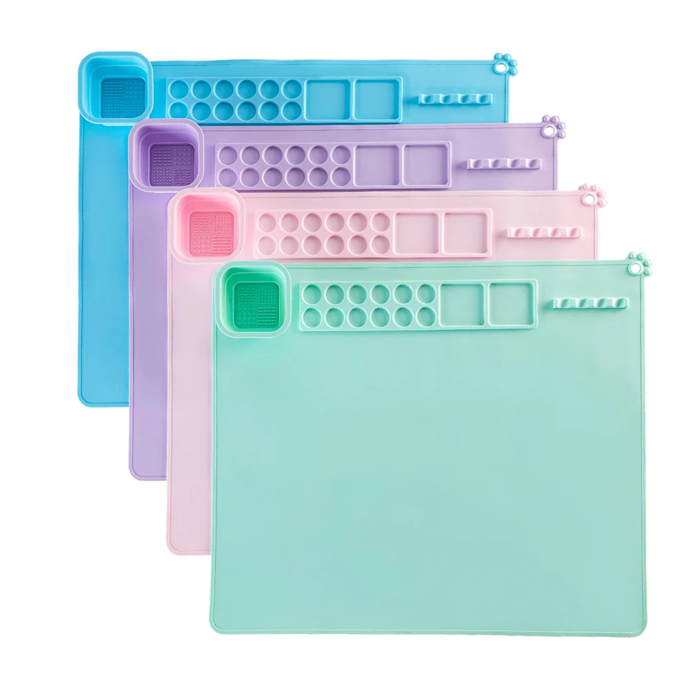 Silicone Painting Pad For Children Flexible Non-Stick Silicone Craft Mat Christmas Gift