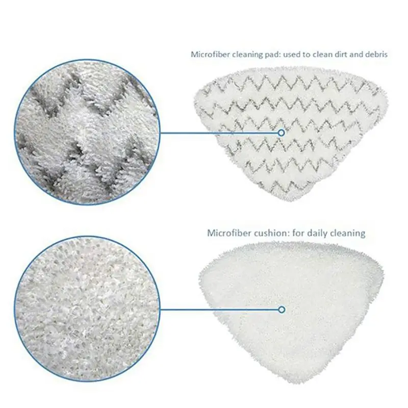 Bestbewertete 8-teilige Dampfmopp-Ersatzpads, kompatibel mit den Dampfmopps der Serien PowerEdge und PowerForce Lift-Off 2078, 2165