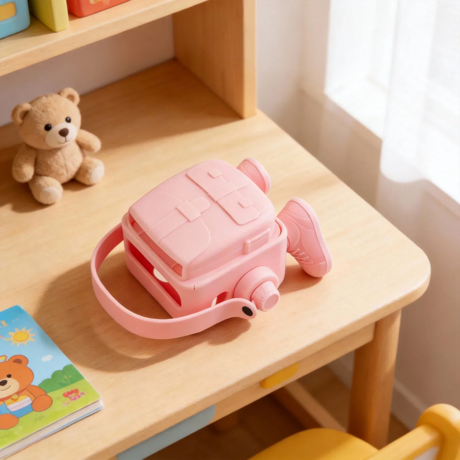 Functional Silicone Cover Case for Yoto For Mini 2024 with Space for Cards and Strong Performance in Drop Prevention