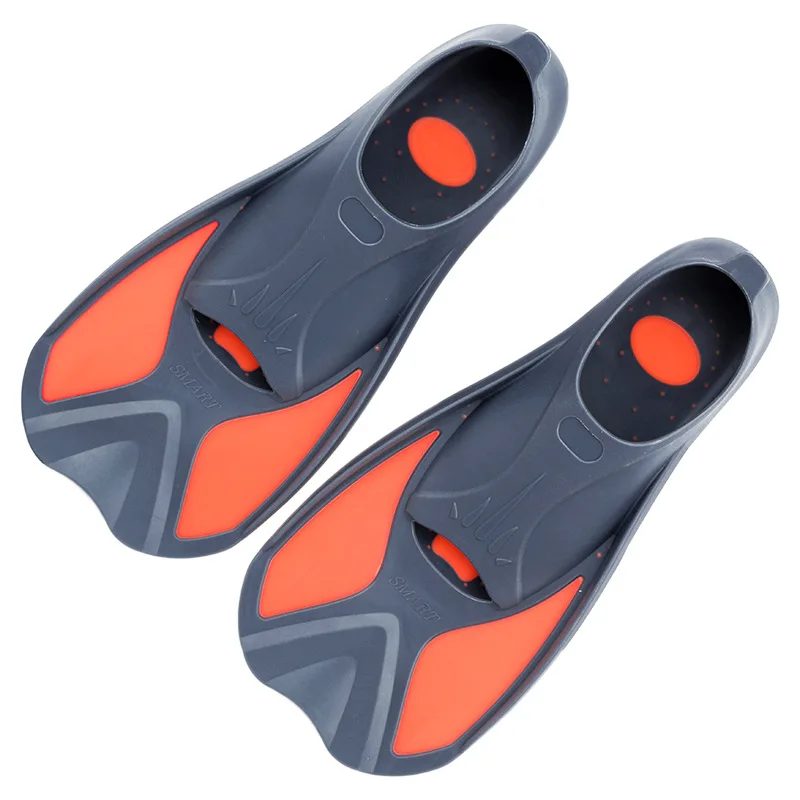 Children's entry-level swimming and diving flipper training duck flipper wrapped feet without grinding feet short frog shoes