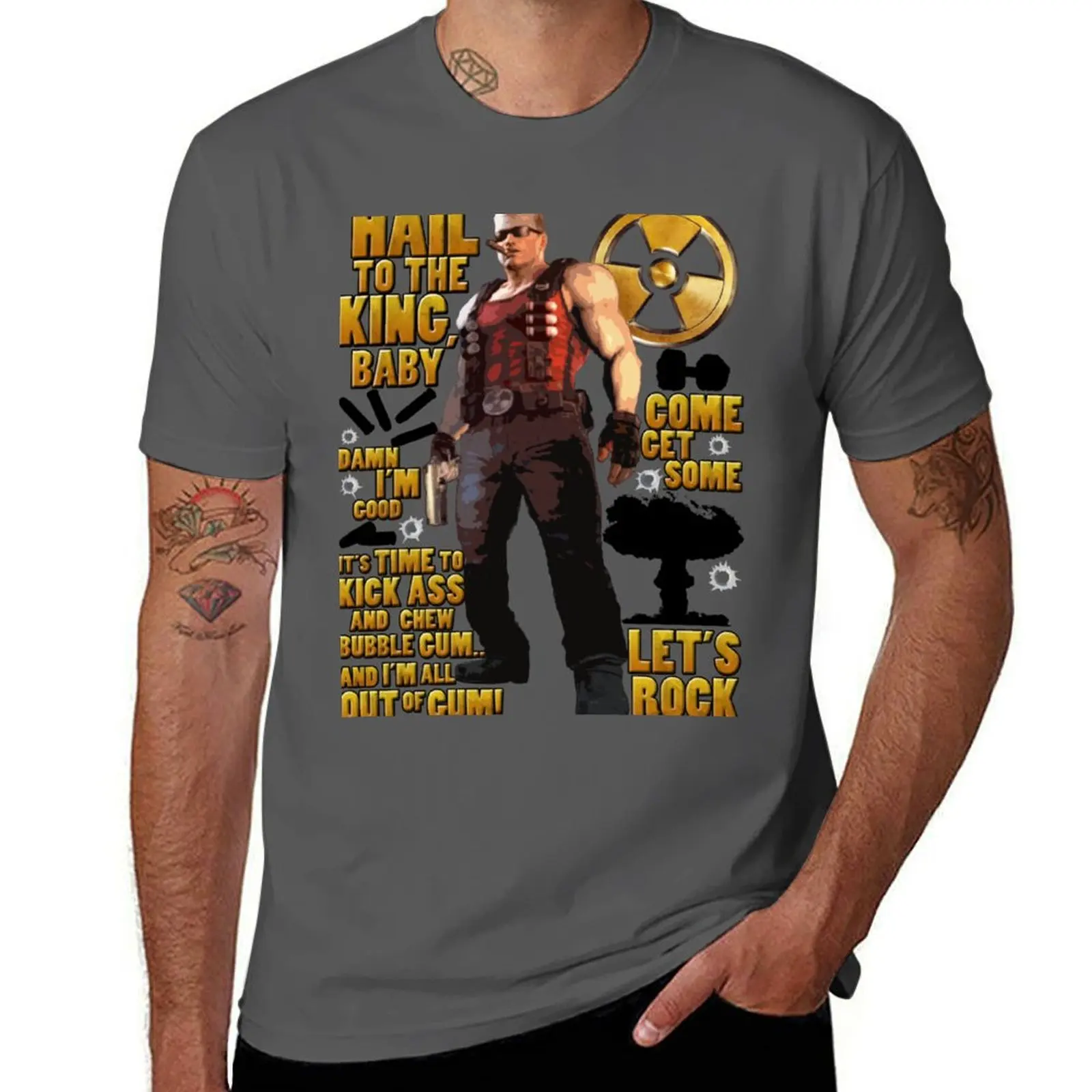 

Duke Nukem T-Shirt T-Shirt graphic t shirts for man t shirt man plain man t shirt cotton T-Shirt