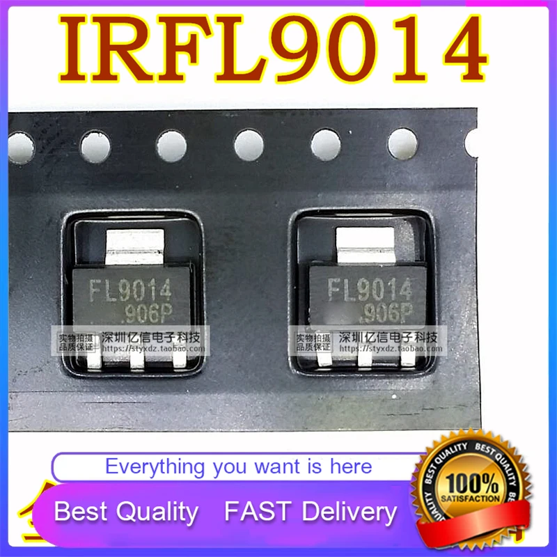 10Pcs/Lot New Original IRFL9014TR L9014 IRFL9014 SOT-223 PACKAGE Field Effect Tube Good Quality In Stock