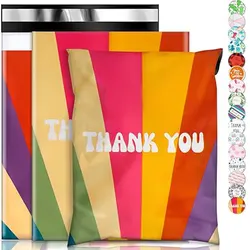 50pcs New Poly Mail Sack Bags Packing Shopper Bag Waterproof Envelope Giraffe Bags 10*13Inch Courier Bag Delivery Bag Organizer
