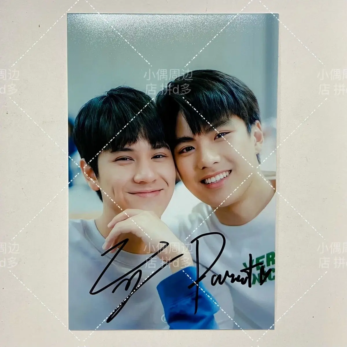 

ohmnanon Thai bl star autographed photo 6-inch non printed as birthday gift for friend