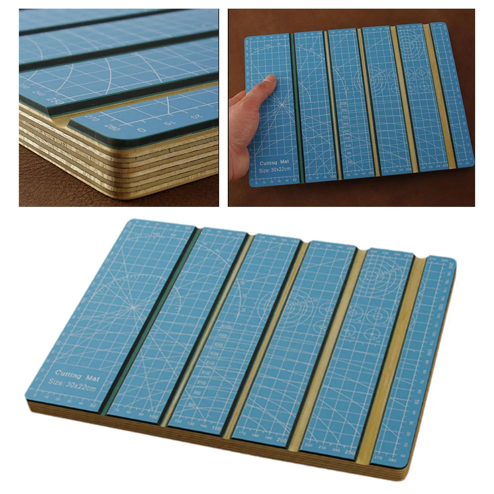 حقيبة جلدية حزام قطع حصيرة المحمولة DIY بها بنفسك الجلود صياغة حصيرة للخياطة الحرف هواية اللحف نموذج سكرابوكينغ المشروع