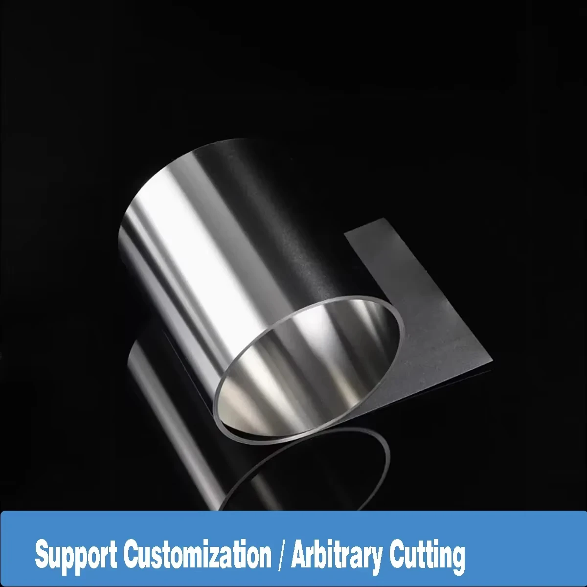 1M 304 Stainless Steel Thin Strip 0.1-1mm Thick Precision Machining Blank Panel DIY Hand Tool Component