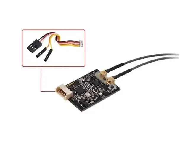 AGFRC MRF16CH 2.4G D16 Mini Receiver FRSKY X9D X7 X10 X12 Compatible SBUS CPPM RSSI Output for Mini RC Drone FPV Racing