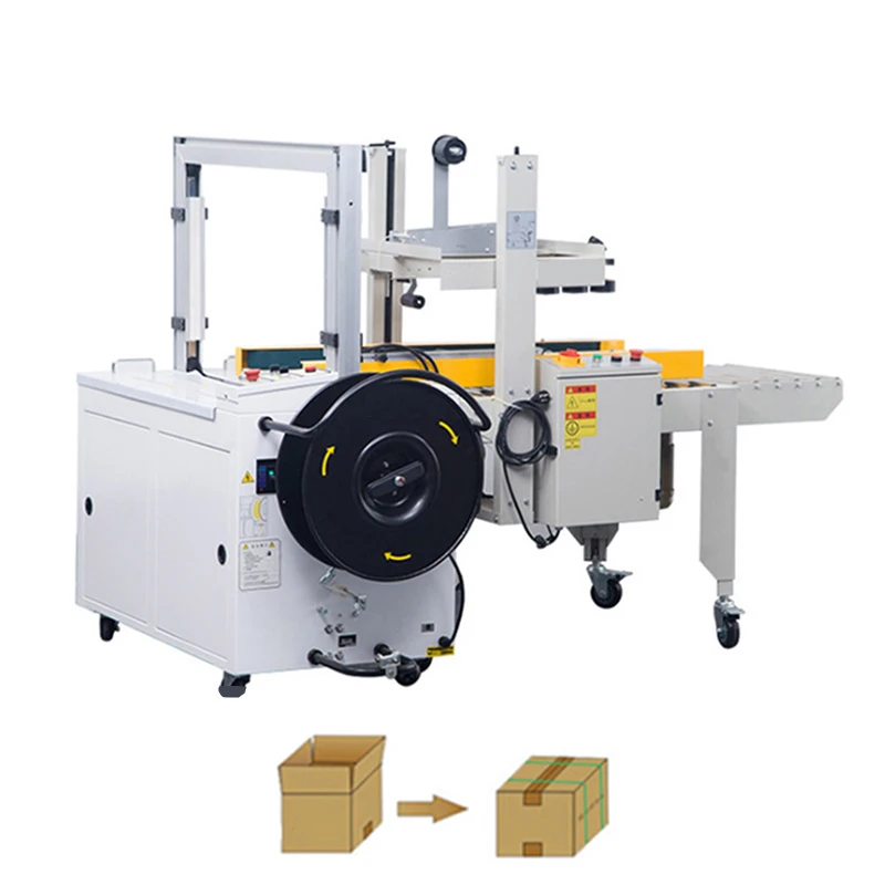 forSide sealing strapping machine,pp strapping sealed with adhesive tape machine