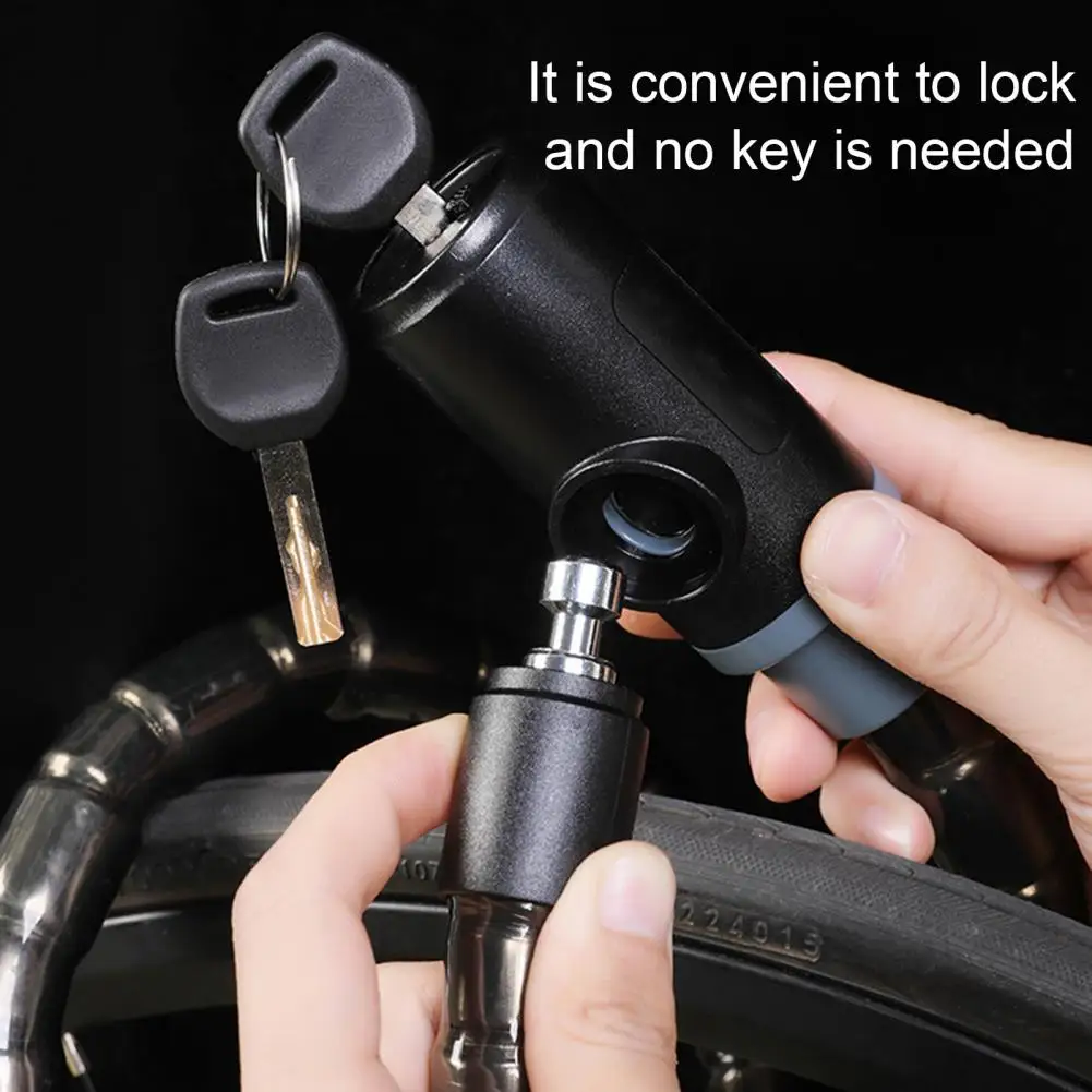 

Простой в использовании велосипедный замок, противоугонный велосипедный замок, сверхмощный водонепроницаемый велосипедный цепной замок с 2, противоугонный велосипед для дорожного горного велосипеда Mtb