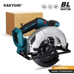 コードレス電気丸鋸,木製切断機,日曜大工ツール,makita 18vバッテリー,2800w,180mm