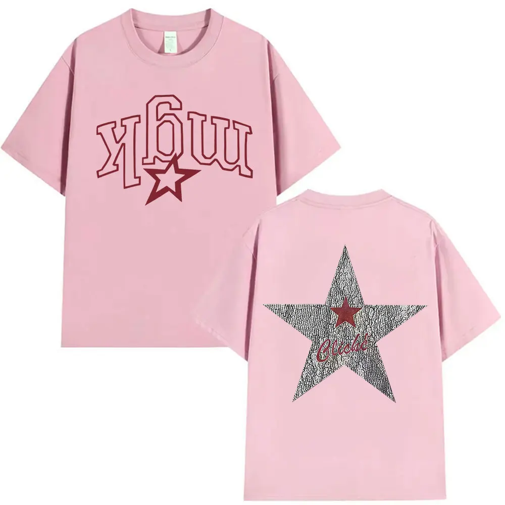 مغني الراب Mgk Lost Americana ألبوم 2025 Merch تي شيرت الرجال النساء موضة القطن تي شيرتات قصيرة الاكمام ريترو Harajuku الملابس التي شيرت