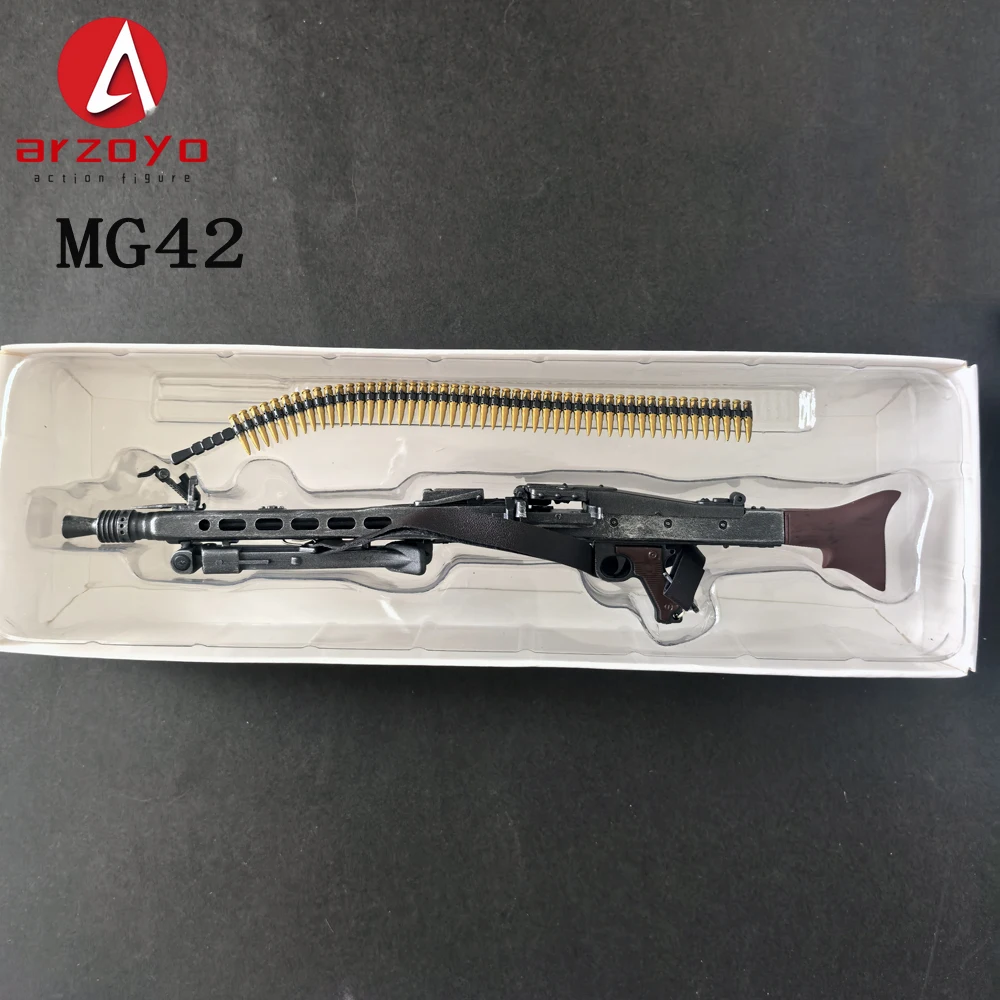 1/6 Scale MG42 MG34 Machine Gun Model PVC MaterialFor Action Figure Scene Accessory Toys Dolls Gifts Collection