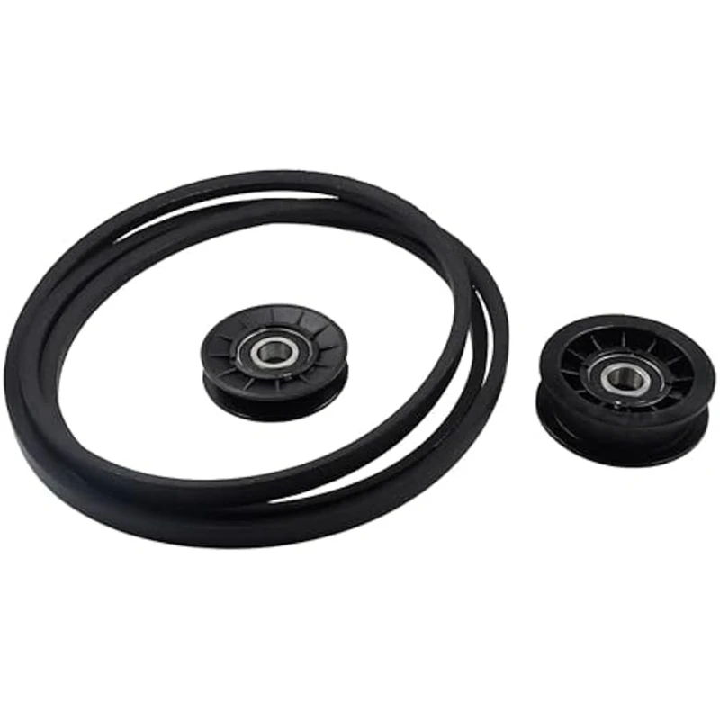 GX20286 GX20287 Flat Idler Pulley With Drive Belt GX20006 For Lawn Mower 1760097 280-143 690409MA 280-097 265-186