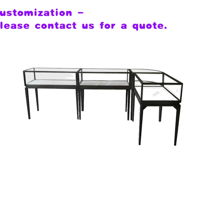 

custom.and Retail Metal Jewelry Cabinet Floor Standing Jewel showcase LED Light Cabinet Counter Round Shop Furniture