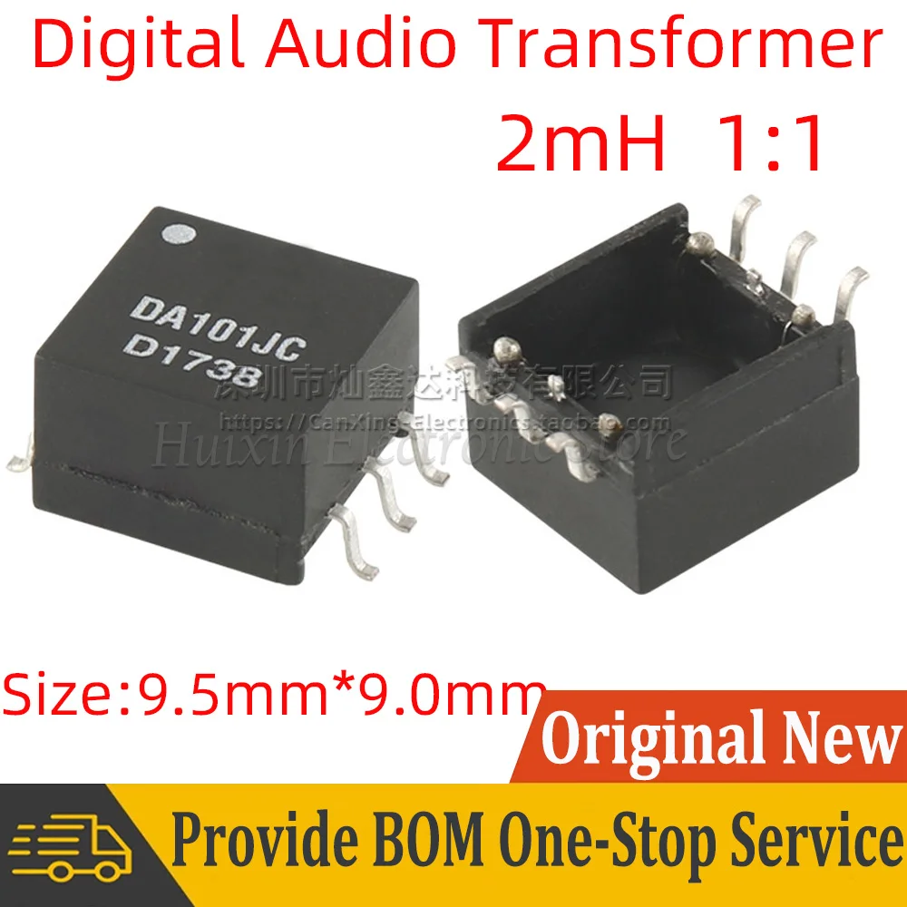 

DA101JC DA101 Digital Audio Data Transmission Transformer 1:1 Isolation Isolator 2mH 2KV