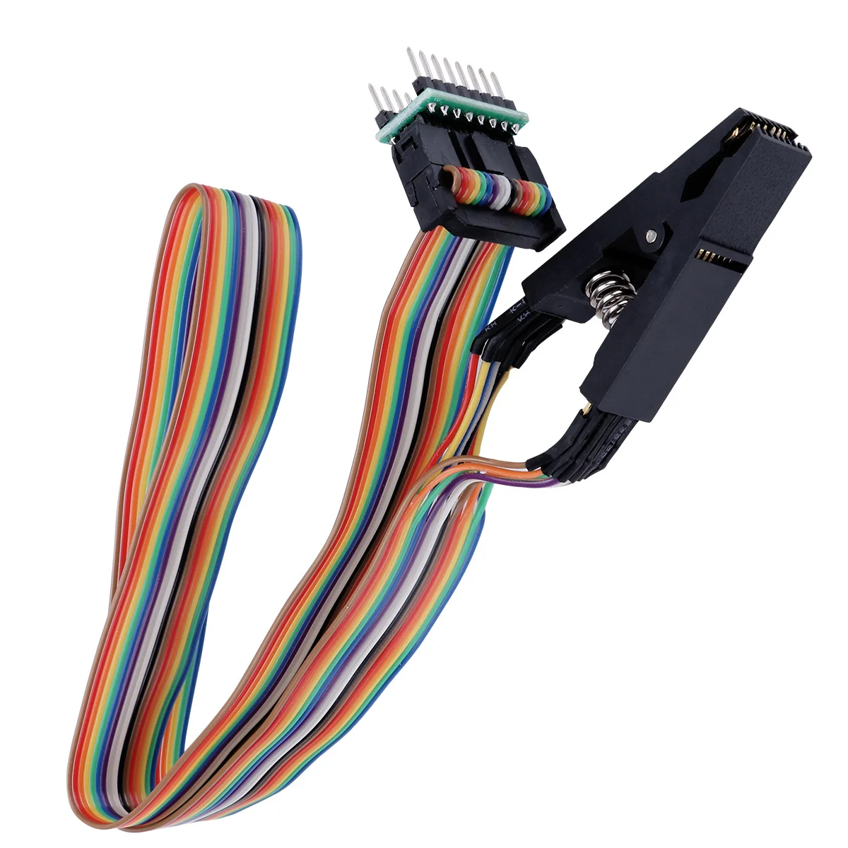 Sop16 Flash Ic Test Clip Online Programming Socket for Burner USB Programmer Module No Desoldering Required High Reliability