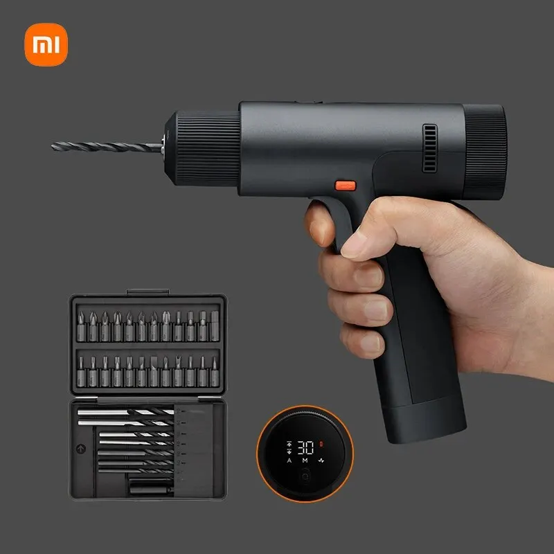 Xiaomi Mijia Borstelloze Slimme Huishoudelijke Elektrische Boorset 24 Stalen Bit Multifunctionele Oplaadbare 2000Mah 3 Modi Schroevendraaier