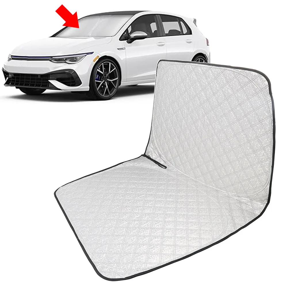 

Car Foldable Front Windshield Sun Shade Visor Protector For Volkswagen VW Golf 2022-2024 Wear Resistant