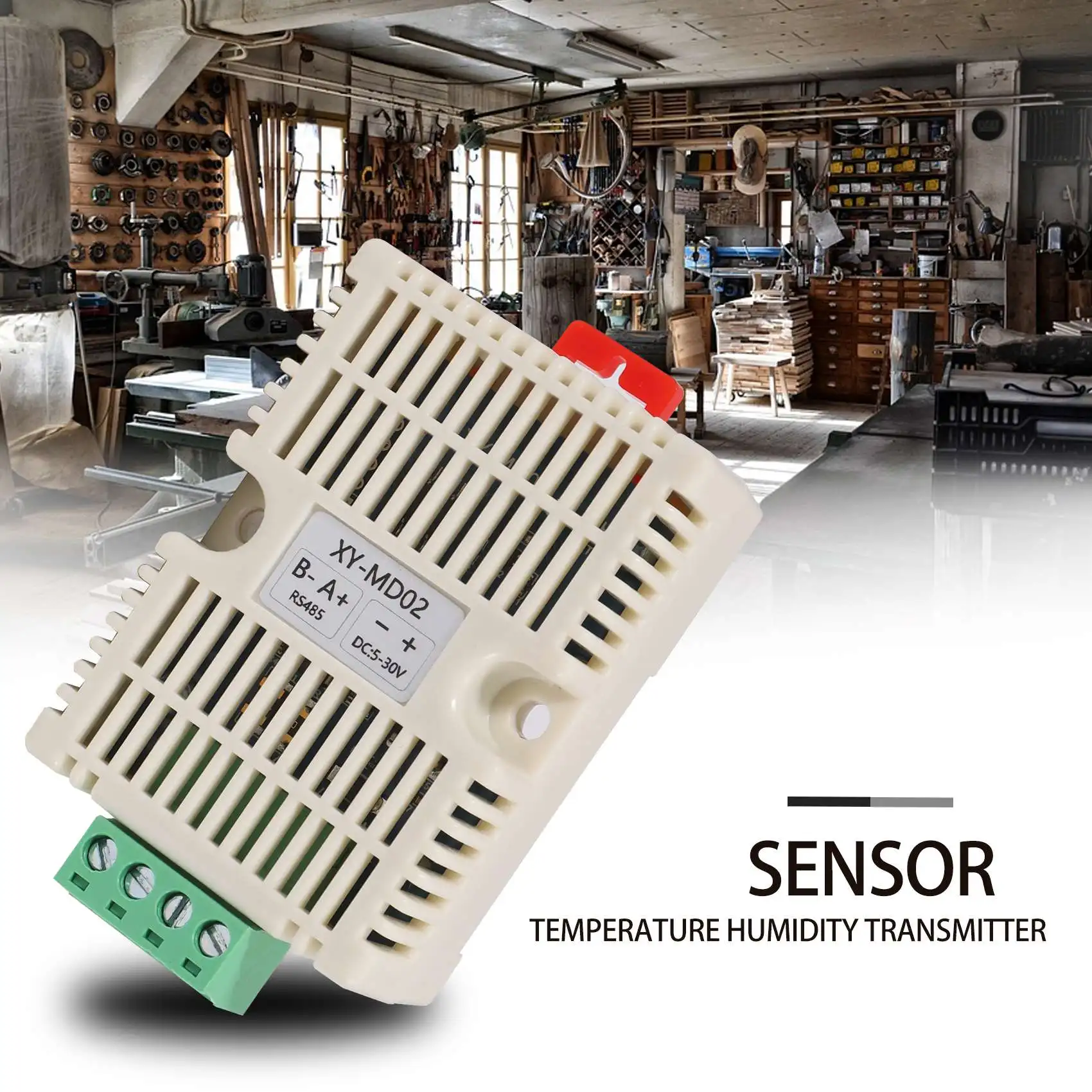 Transmisor de temperatura y humedad RS485 SHT20, Sensor Modbus RTU, módulo de adquisición, transductor de alta precisión