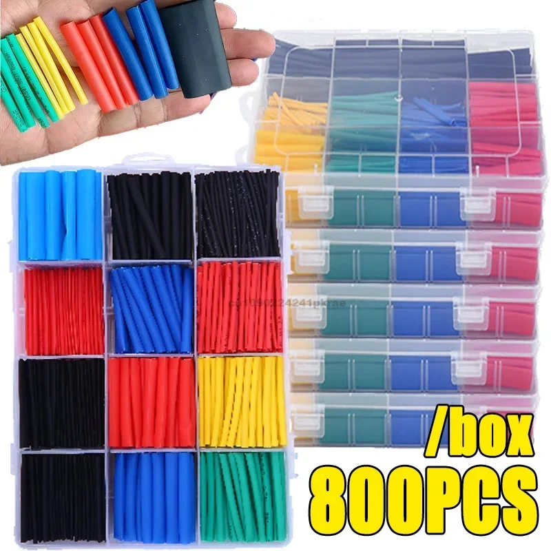 Heat Shrink Sleeving Tube Kit Wire Electrical Connection Wire Wrap Cable Protection Thermoresistant Tubing Wrapping Insulation