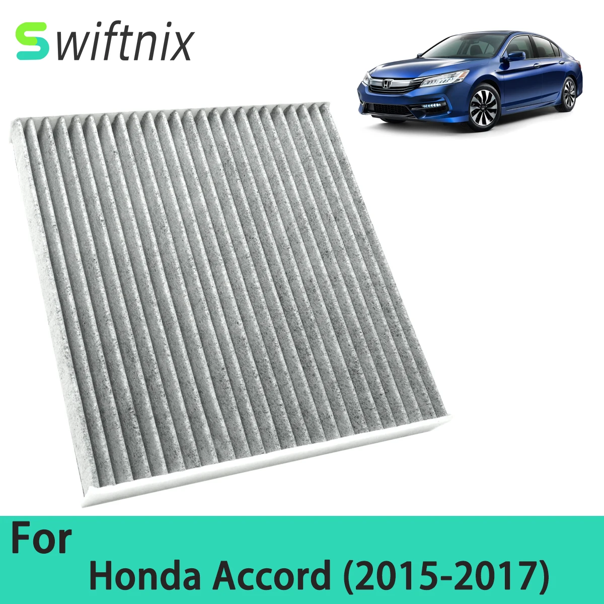 Car Cabin Air Filter for Honda Accord 2015-2017 Auto Filters Carbon Fiber P3875WS 80219-SHJ-A01 80292-SDA-407 80292-SDA-A01