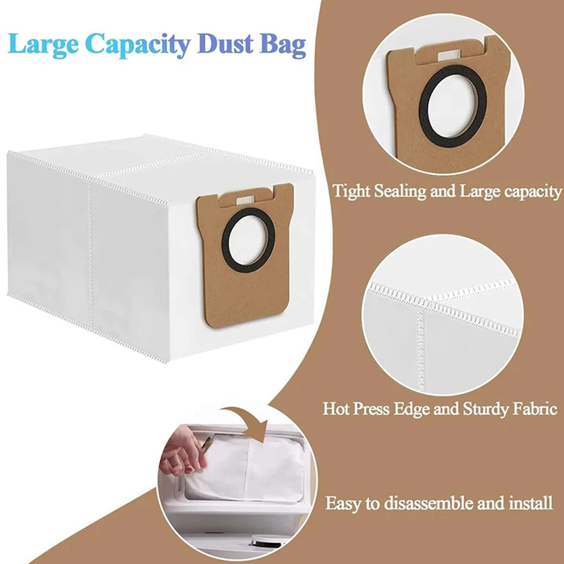 2 ชุดสําหรับ Xiaomi X20 +/X20plus หุ่นยนต์เครื่องดูดฝุ่นกรอง Mop Pads ฝุ่นเปลี่ยนชิ้นส่วนร้อน!