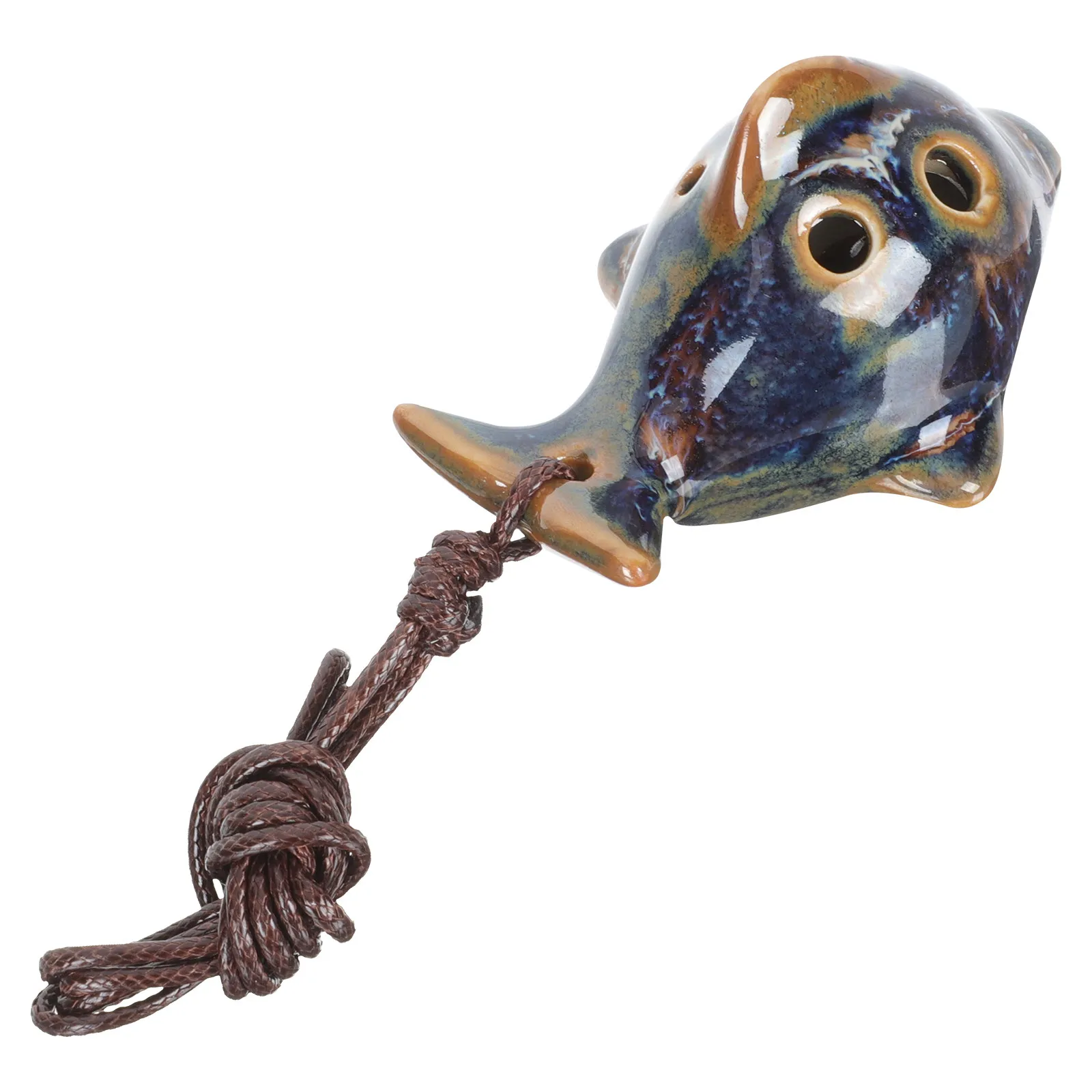 Ocarina de Cerámica Exquisita de 6 Orificios, Instrumento de Viento para Principiantes, Regalo, Instrumento Musical Portátil y Delicado